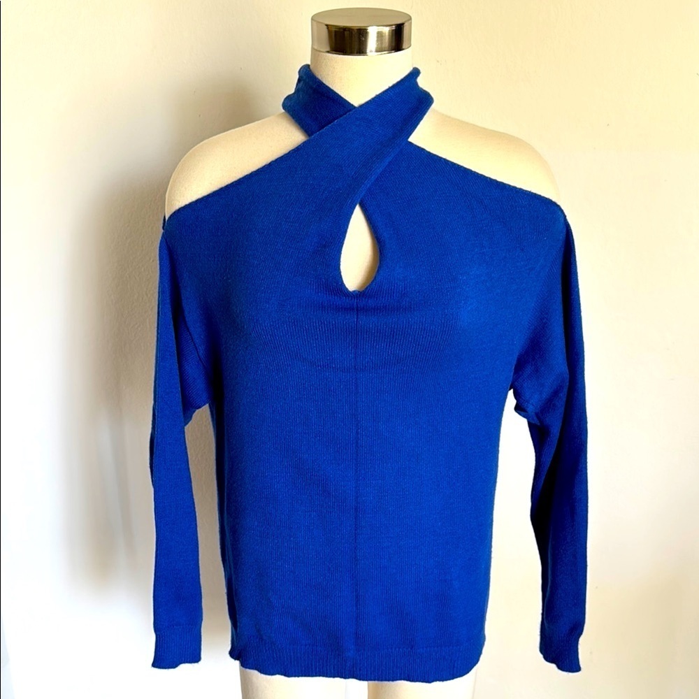 Elegant Blue Sweater